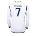 Tanie Strój piłkarski Real Madrid Vinicius Junior #7 Koszulka Podstawowej 2023-24 Długie Rękawy